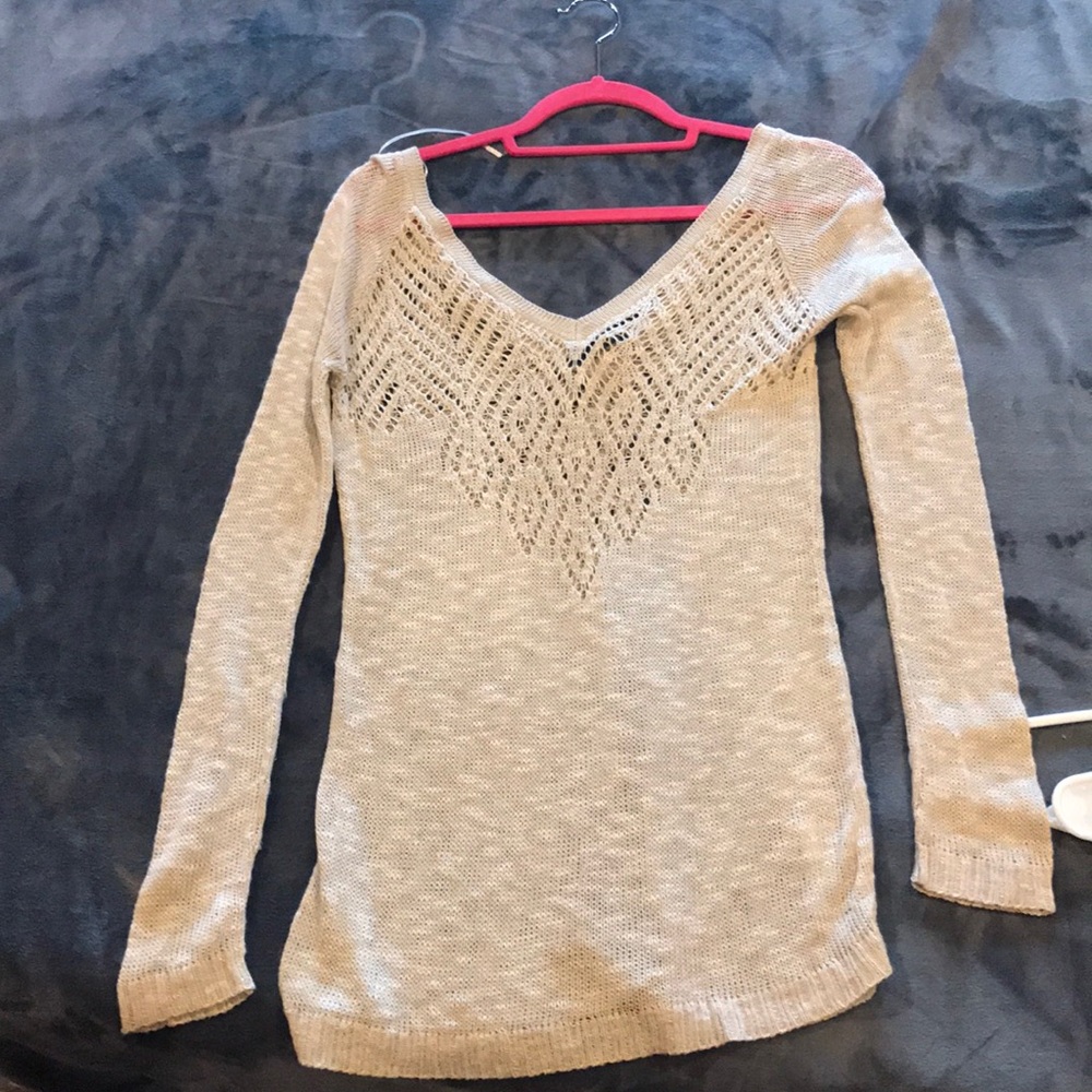 Cream sweater